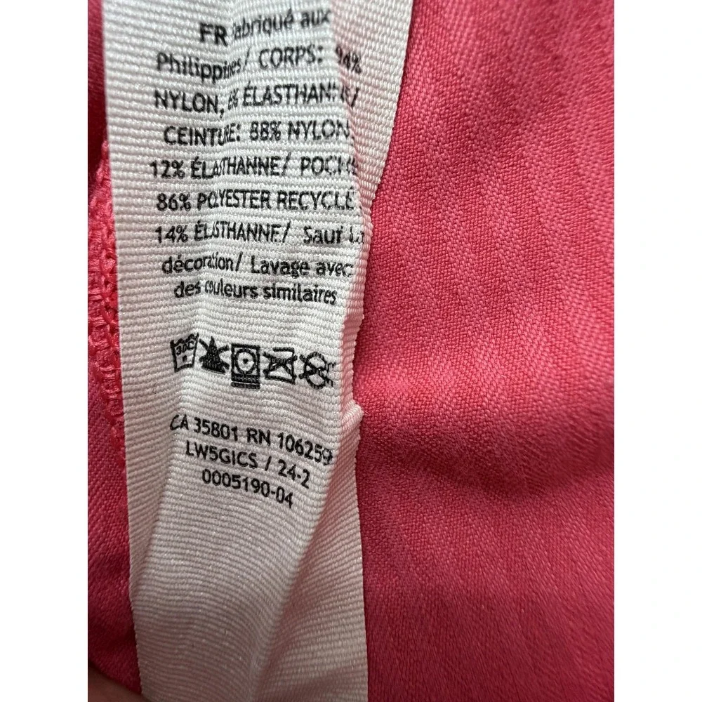 Lululemon Cargo Jogger Pants Womens L Pink Pockets Drawstring Cuffed Stretch